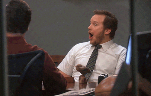 Andy Dwyer Suprised